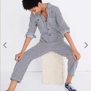 Carhartt® Work in Progress Cornwall Coveralls / MEDIUM / BLUE WHITE